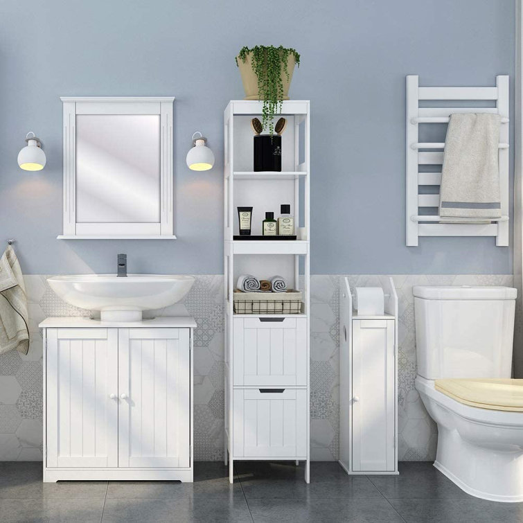 ClassicLiving Pavlatka Freestanding Tall Bathroom Wayfair.co.uk